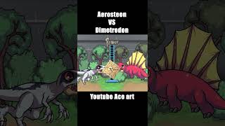 Jurassic World Dinosaur Animation Aerosteon vs Dimetrodon [upl. by Golub]