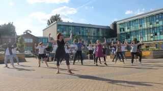 St Brendans Sixth Form College Bristol Big Arts Picnic Flash Mob [upl. by Klimesh847]