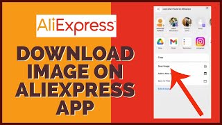 How to Download Images on AliExpress App 2023 [upl. by Keeryt146]