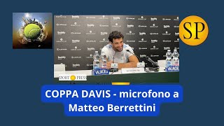 Microfono a Matteo Berrettini [upl. by Akeyla]