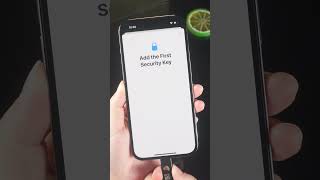 How to Add iPhone Security Keys  YubiKey 5Ci  NEW iOS 163 Features shorts [upl. by Revned165]