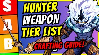 SSR CRAFTING PRIORITY TIER LIST Solo Leveling Arise Do NOT Craft the WRONG HUNTER WEAPONS [upl. by Yhtomit]