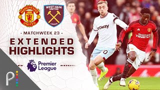 Manchester United v West Ham United  PREMIER LEAGUE HIGHLIGHTS  242024  NBC Sports [upl. by Cassey380]