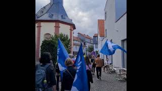 ⬛️⬜️🟥 Germany Oberursel  Taunus 🇩🇪 05072023 Freedom Rally [upl. by Nalo346]