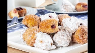 Homemade Jelly Donut Holes [upl. by Suivatra]