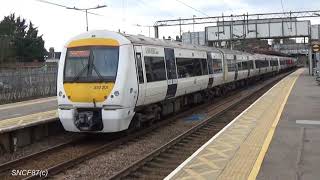 Upminster Station C2C  7th April 2018 [upl. by Enymsaj]