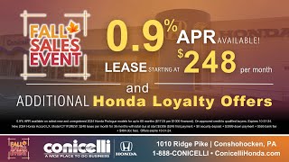 🍂 Fall into incredible offers at Conicelli Honda during our Fall Sales Event Shop online now 🚗 [upl. by Husha]