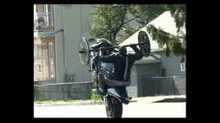 Bench Press Wheelie CBR 954RR [upl. by Dinsmore]