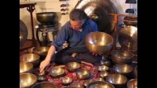 Weaving tones on Tibetan Singing Bowls [upl. by Airetnuhs]