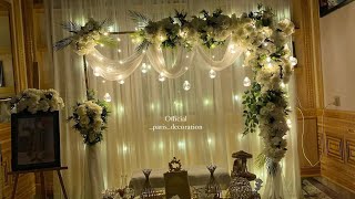 nikah decoration ideas at home [upl. by Gies701]