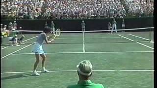 Evonne Goolagong Vs Virginia Wade 9mp4 [upl. by Hassin693]