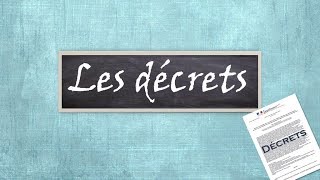 Quest ce quun Décret  Normes E02 [upl. by Walburga]