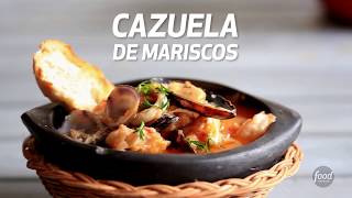 Cazuela de Mariscos  Recetas Fáciles  Food Network Latinoamérica [upl. by Palladin449]