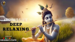 Krishna Flute  Deep Relaxing Music  Sleep Music  Meditation Music Study Calming Music [upl. by Olympe387]