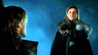 Game of Thrones  Catelyn Stark amp Jaime Lannister Conversation [upl. by Jedthus465]