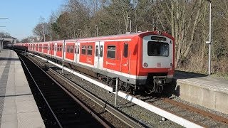 SBahn Hamburg  S21 bis Pinneberg mit den Zügen der Baureihe 472 1080p [upl. by Ahsilrae733]