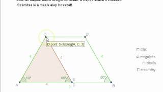 Trapéz egyik oldalának kiszámítása [upl. by Halimaj164]