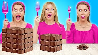 BIG VS MEDIUM VS SMALL FOOD CHALLENGE COMPILATION  Amazing Giant Sweets by 123 GO FOOD [upl. by Wise]