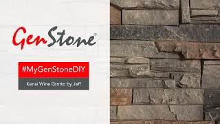 MyGenStoneDIY  Jeff Kenai Wine Grotto  Faux Stone Home Improvement [upl. by Ybrad800]