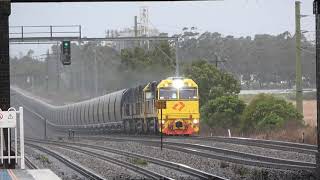 POWERFUL FREIGHT TRAINS 15 Australian Freight Trains in 20 Minutes [upl. by Amalia]