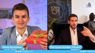 1003 ir Martynas Driukas apie quotBlissquot  sąmoningą sapnavimą seksualinę energiją ir [upl. by Kimmie]