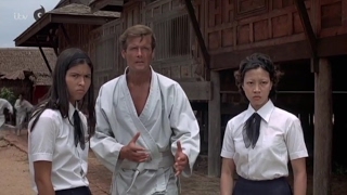 Roger Moore karate clip from Bond film The Man with the Golden Gun [upl. by Melamie]