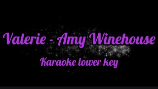 Valérie  Amy Winehouse karaoke lower key [upl. by Beora]