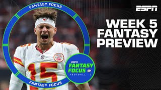 Week 5 Preview Part Two Difficult Decisions  Last Chance Saloon  Fantasy Focus 🏈 [upl. by Kerwinn]