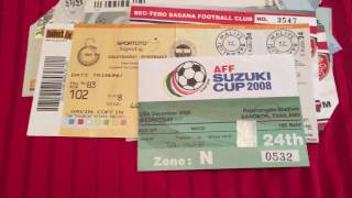 My football ticket collection part 1 [upl. by Llevron796]