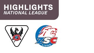 Fribourg vs ZSC Lions 12  Highlights National League [upl. by Hokanson]