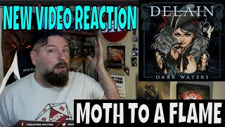 DELAIN  Moth To A Flame Official Video  REACTION  REVIEW [upl. by Carrnan607]