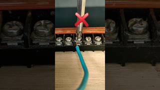 the correct way to clamp wire cables shorts feedshorts shortvideo [upl. by Pauly933]