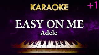 Adele  Easy On Me HIGHER Key Karaoke Version [upl. by Mehs367]