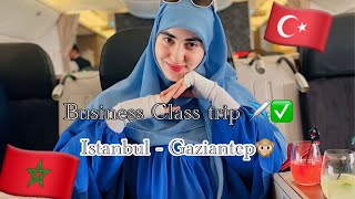 رحلتي لتركيا للمرة الثانية🇹🇷 تجربة business class زوينة ولا خايبة ؟؟ ✈️🤭🩵 [upl. by Alistair]