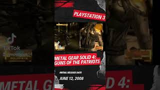 On this day in 2008 Metal Gear Solid 4 Guns of the Patriots was released gaming metalgearsolid [upl. by Aryek]