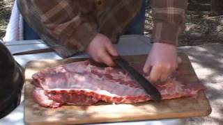 How To trim Spare Ribs St Louis Style  Tip [upl. by Seaden]