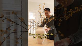 My 3 Tips to Make Faux Arrangements Eleganthomedesign flowers interiordesign home arrangement [upl. by Ennyletak]