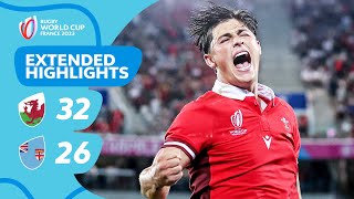 Was this the best game of the pool stage  Wales v Fiji  Rugby World Cup 2023 Extended Highlights [upl. by Aurelia283]