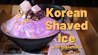 Seattles Korean Shaved Ice Bingsoo at Milkie Milkie Dessert Cafe [upl. by Gautious]