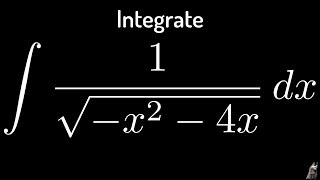 Integral of 1sqrtx2  4x by completing the square [upl. by Oicnecserc]