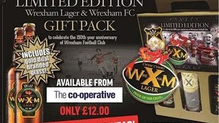 Get Your Wrexham Lager Gift Pack for Christmas [upl. by Traweek]