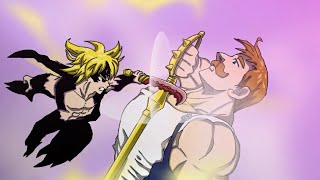 Seven Deadly Sins Nanatsu No Taizai Meliodas Vs Escanor  Fan Made Animation Flipaclip trailer [upl. by Anerahs413]