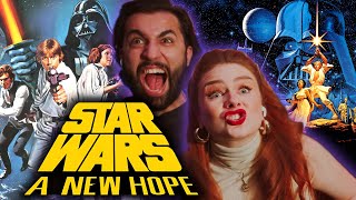 FIRST TIME WATCHING  Star Wars Episode IV  A New Hope 1977  MOVIE REACTION [upl. by Eeralih]