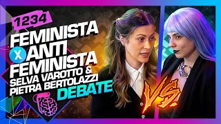 DEBATE FEMINISMO PIETRA BERTOLAZZI X SELVA ESPECTRO CINZA  Inteligência Ltda Podcast 1234 [upl. by Ainud]