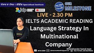 Language Strategy In Multinational Company Reading Answers  Explanation With 9 Bander Kamal Mam [upl. by Erbe846]