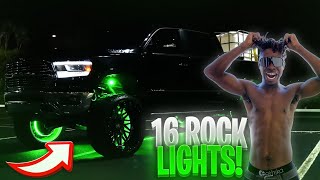 Installed 16 Rock lights So Bright [upl. by Bueschel]