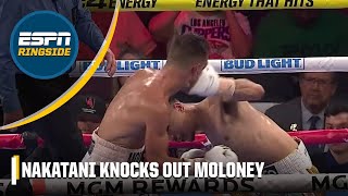 Junto Nakatani with a KO of the year candidate vs Andrew Moloney  ESPN Ringside [upl. by Charie]