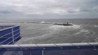 DFDS Princess Seaways in storm [upl. by Cecil379]