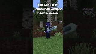 3D WeaponsTools in Minecraft Bedrock minecraft gaming addon addons [upl. by Trumaine222]