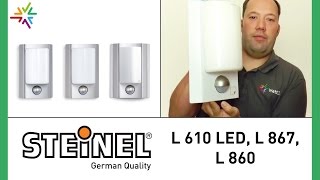 STEINEL L 610 LED L 867 L 860 Außenleuchte watt24Video Nr 101 [upl. by Gelhar]